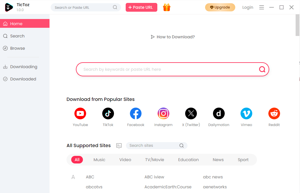 Open Pro TikTok Downloader